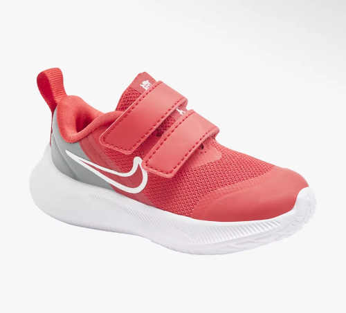 Červené dětské tenisky Nike na suchý zip